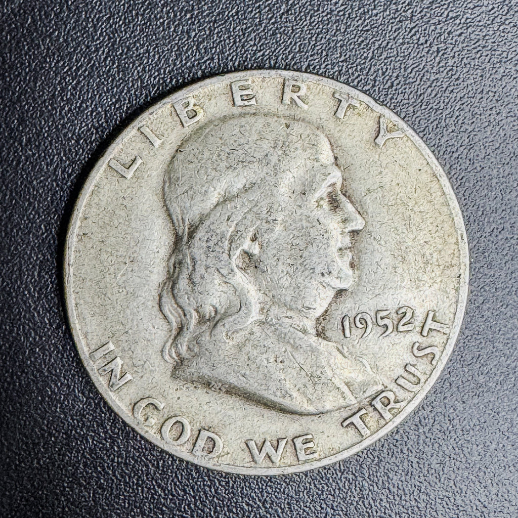 Franklin Half Dollar (1948–1963) — 90% Silver (Random Year / VF+)
