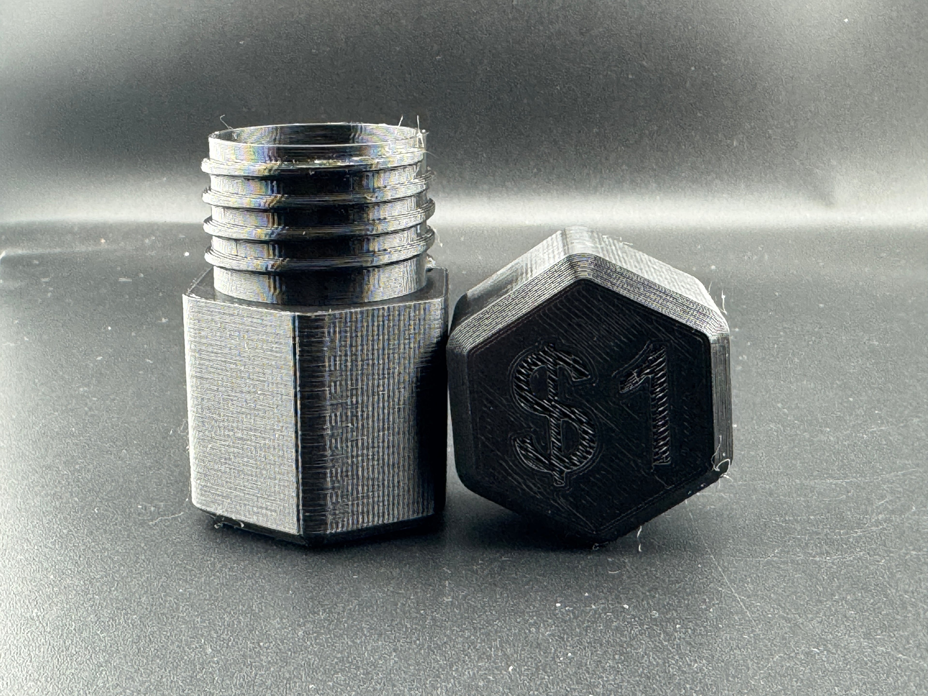 Modern Dollar Coin Tube